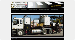 Desktop Screenshot of americanroadmarkings.com