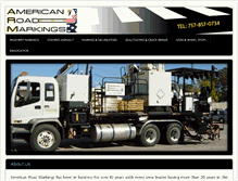 Tablet Screenshot of americanroadmarkings.com